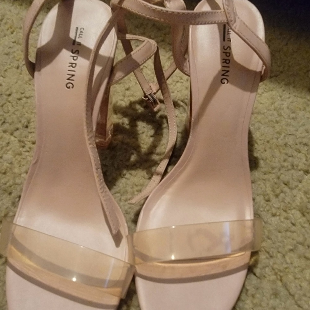 Call It Spring Pink Strappy Heels
Worn only once